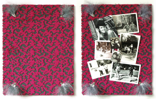 Pele mele Carla gris et rose