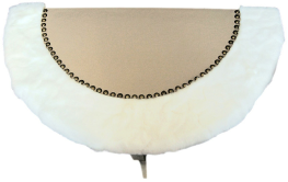 Console Ava fourrure blanche